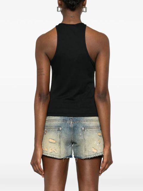 MISBHV chain halter-neck top - Black