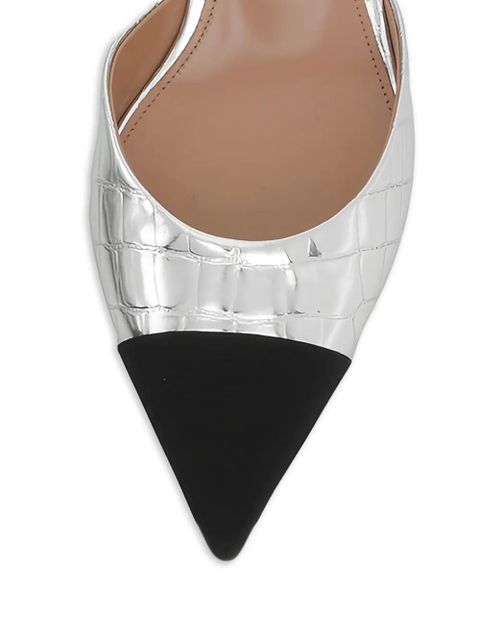 Aquazzura pointed toe pumps - Silver