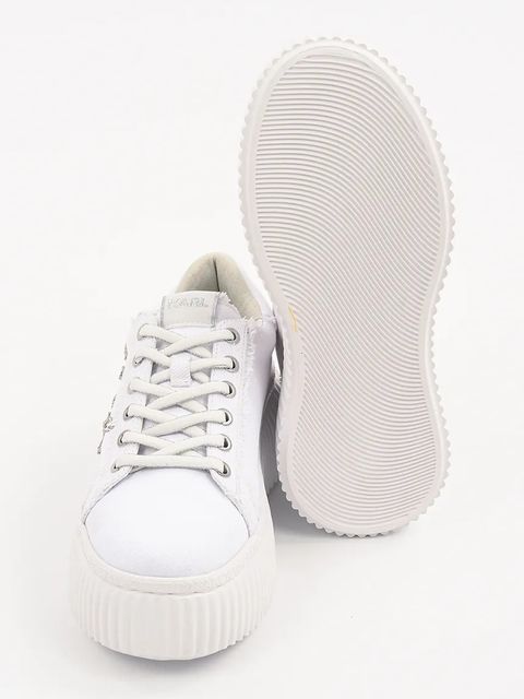 Karl Lagerfeld sneakersy KREEPER LO damskie kolor biały KL42372S