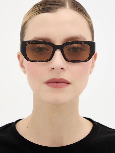 Bottega Veneta okulary przeciwsłoneczne kolor brązowy BV1406S