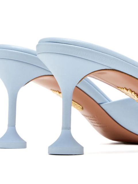 Aquazzura 65mm Bisous open-toe sculpted-heel sandals - Blue