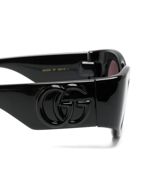 Gucci Eyewear butterfly-frame sunglasses - Black