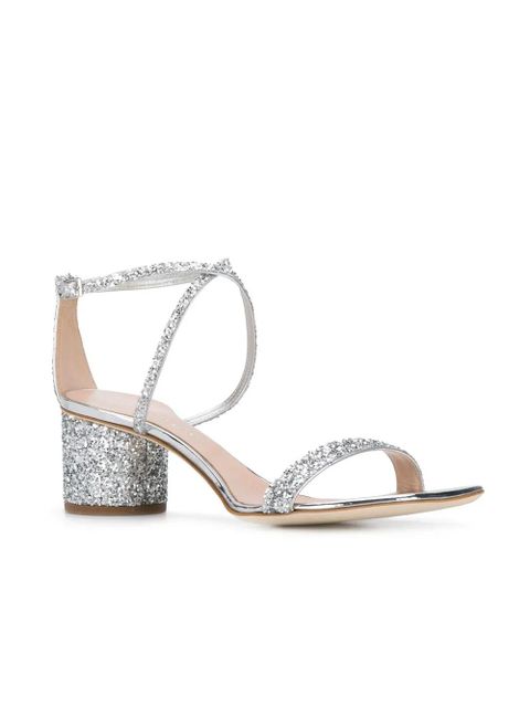 Giuseppe Zanotti Tara Glitter sandals - Silver - zdjęcie produktu nr 2