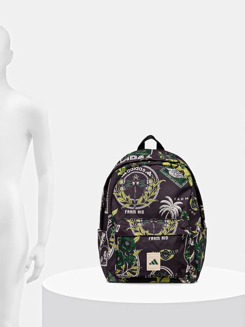 adidas plecak x Farm Rio damski kolor czarny duży wzorzysty JN2679