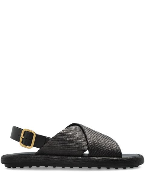 Tod's leather sandals - Black - zdjęcie produktu nr 1