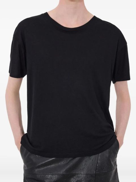 LouLou de Saison short-sleeve ribbed T-shirt - Black