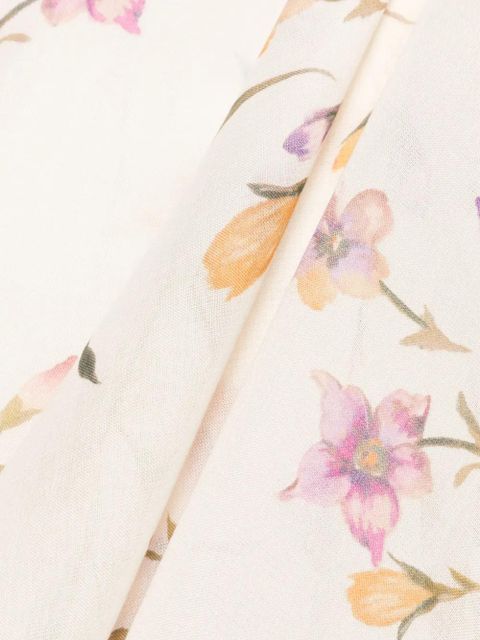 TWINSET floral-print stole - Neutrals - zdjęcie produktu nr 2