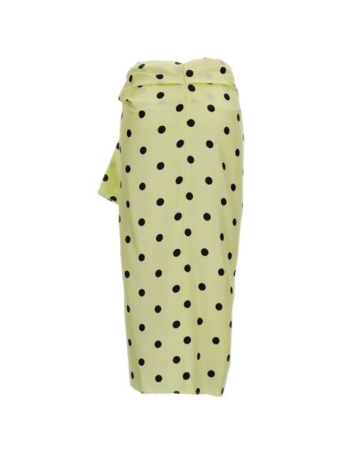 Sportmax Gentile polka-dot midi skirt - Yellow - zdjęcie produktu nr 1
