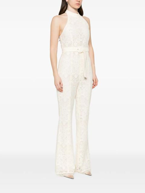 TWINSET belted jumpsuit - Neutrals