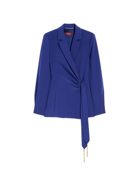 Max Mara Skipper tie-detail jacket - Blue - zdjęcie produktu nr 1