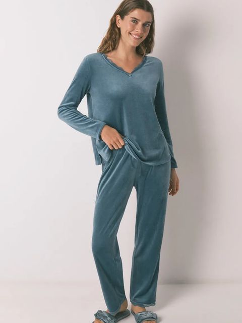 women'secret piżama damska kolor zielony 3592435 - zdjęcie produktu nr 1