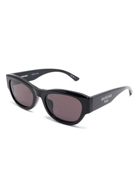 Balenciaga Eyewear oval-frame sunglasses - Black