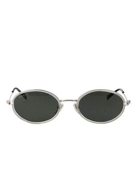 Gucci Eyewear GG1980S oval-frame sunglasses - Silver
