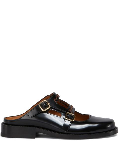 Marni buckled mules - Black - zdjęcie produktu nr 1
