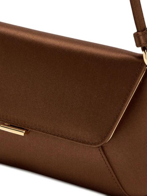 Amina Muaddi mini Ami shoulder bag - Brown