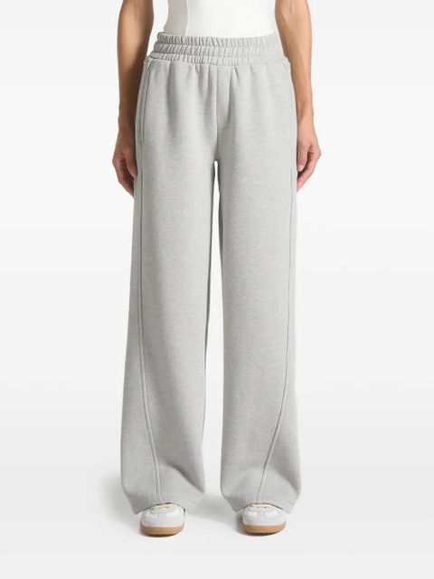 Manière De Voir Iris drawcord eiffel track pants - Grey