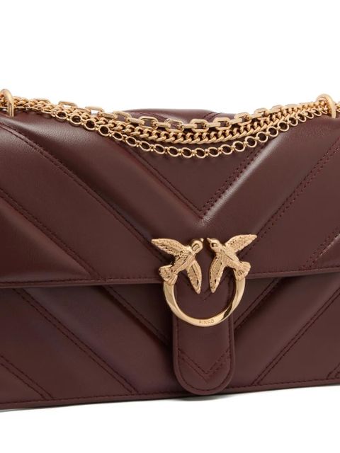 PINKO medium Love Bag One quilted shoulder bag - Red