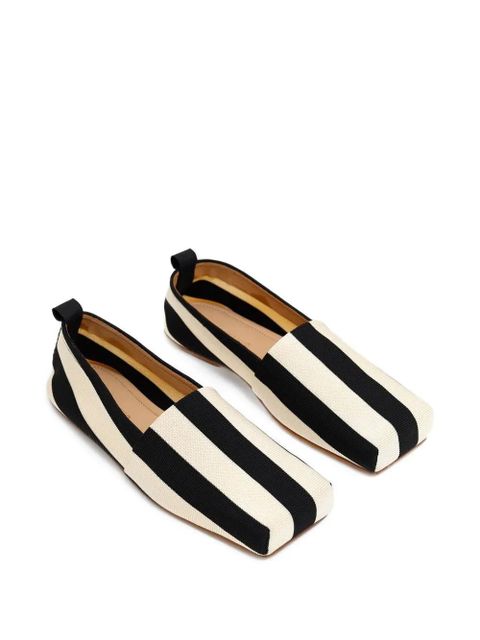 Jacquemus The Carré striped espadrilles - Neutrals - zdjęcie produktu nr 2