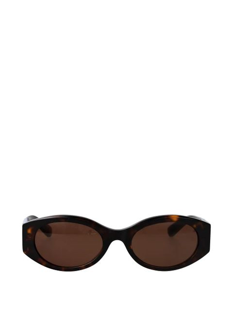 Balenciaga Eyewear oval-frame sunglasses - Brown - zdjęcie produktu nr 1