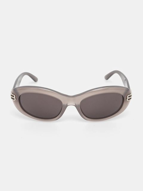 Balenciaga okulary przeciwsłoneczne damskie kolor szary BB0431S