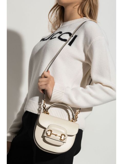 Gucci Horsebit 1955 mini bag - White