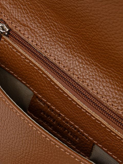 Answear.LAB kopertówka skórzana kolor brązowy