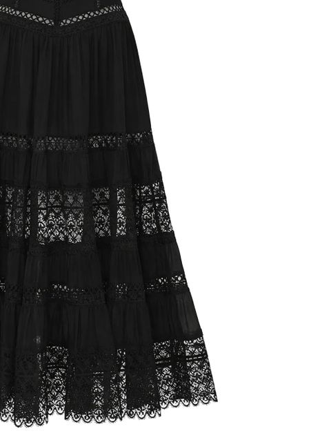 Charo Ruiz Ibiza Amaira lace tiered dress - Black - zdjęcie produktu nr 2