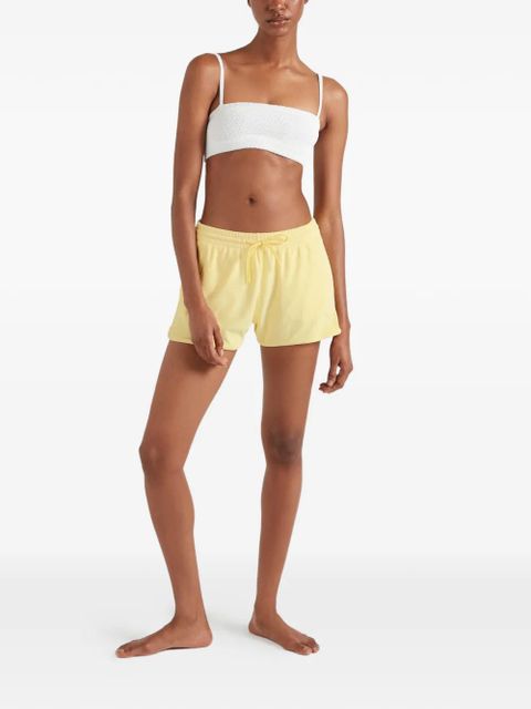 Hunza G towelling drawstring shorts - Yellow - zdjęcie produktu nr 2