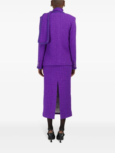 Rowen Rose tweed jacket - Purple