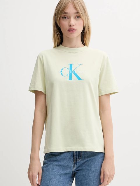 Calvin Klein Jeans t-shirt bawełniany - zdjęcie produktu nr 2