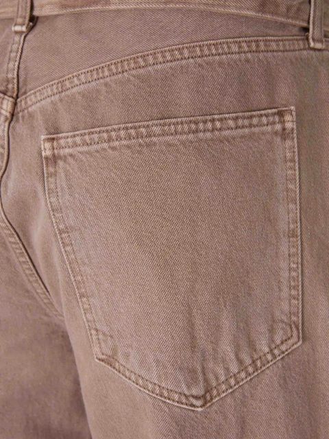 AGOLDE wide-leg cuffed jeans - Brown