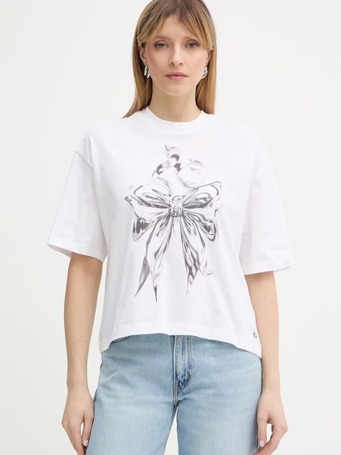 Guess t-shirt bawełniany - zdjęcie produktu nr 1