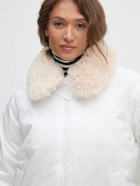 Save The Duck kurtka PETAL damska kolor biały zimowa oversize D31841W.JADE19