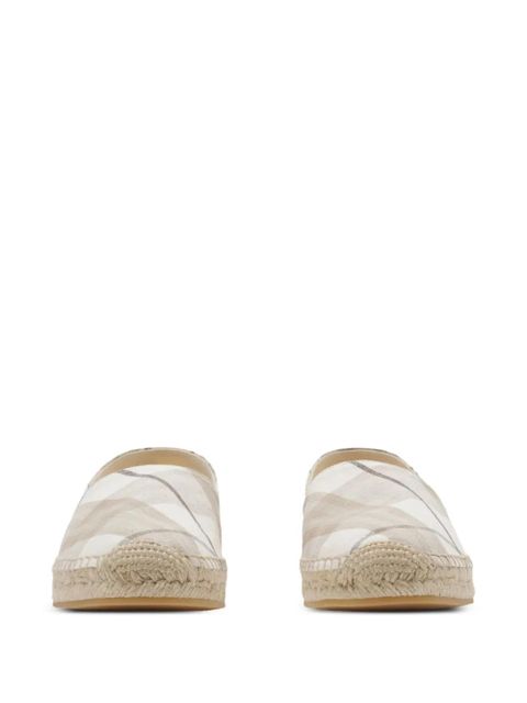 Burberry Check Mews espadrilles - Neutrals