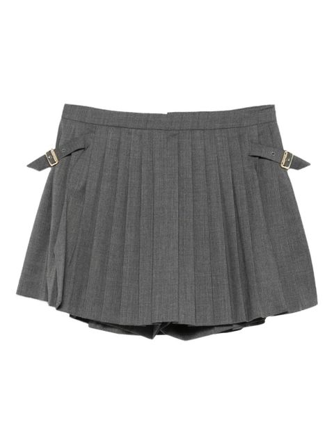 SANDRO pleated buckle skorts - Grey - zdjęcie produktu nr 1