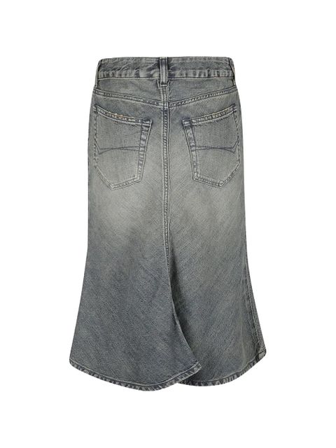 Balenciaga faded godet-hem skirt - Blue - zdjęcie produktu nr 2