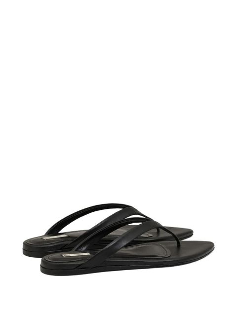 AMI Paris pointed-toe flat sandals - Black