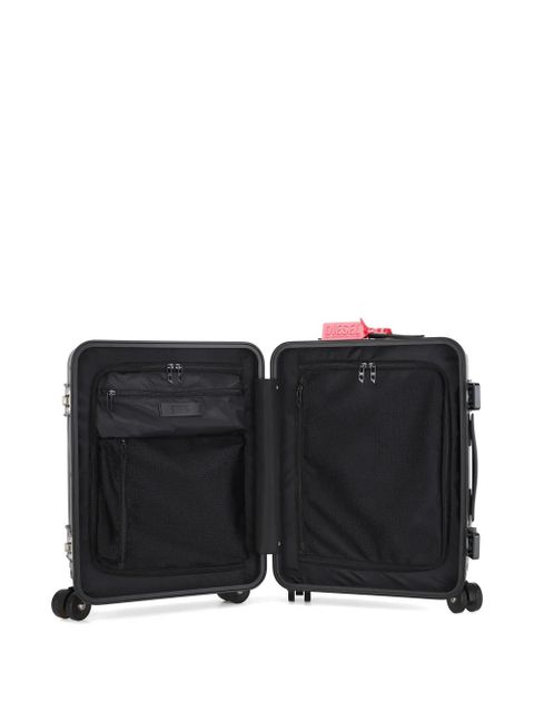 Diesel small embossed-logo suitcase - Black