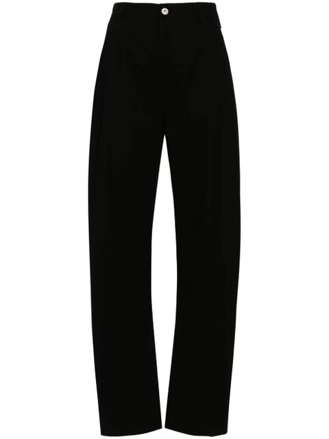 LOEWE logo-patch trousers - Black - zdjęcie produktu nr 1