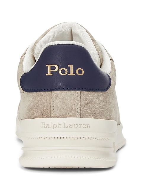 Polo Ralph Lauren sneakersy zamszowe Hrt Crt II kolor beżowy 809955691003 - zdjęcie produktu nr 2