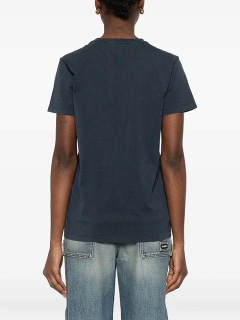 MARANT ÉTOILE Aby logo-embroidered T-shirt - Blue