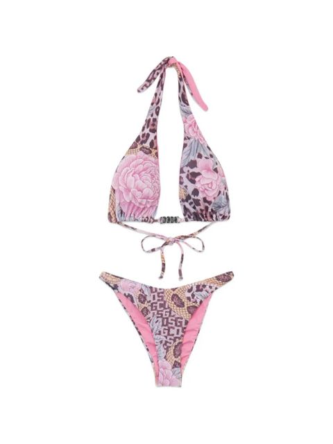 GCDS floral-print bikini - Pink - zdjęcie produktu nr 1