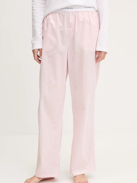 Calvin Klein Underwear piżama bawełniana damska kolor biały bawełniana LV00QS7575