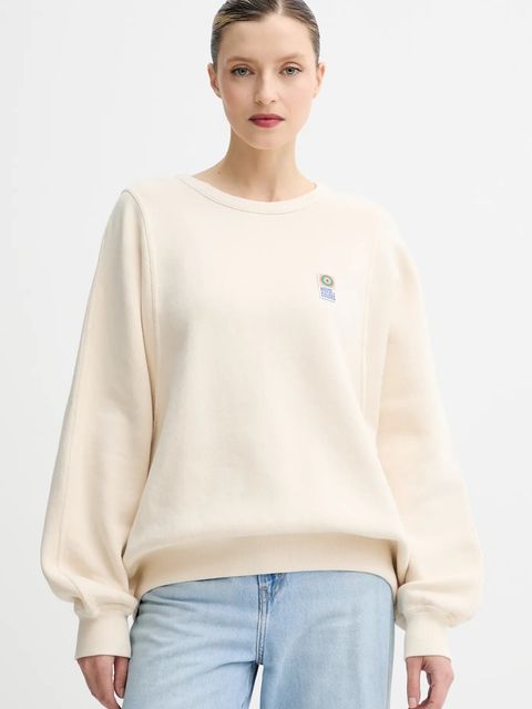 American Vintage bluza damska kolor beżowy z aplikacją FIK03A - zdjęcie produktu nr 1