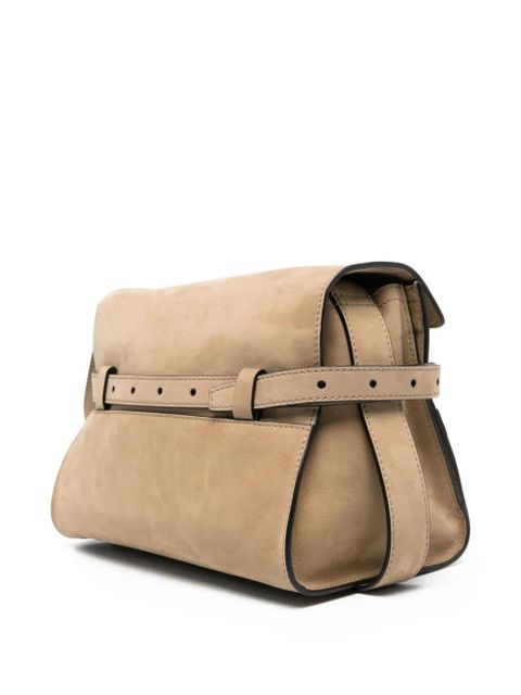 Moschino buckled shoulder bag - Brown