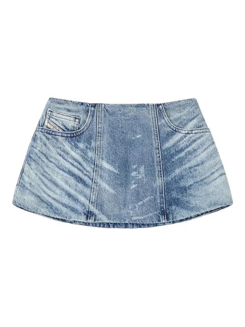Diesel De-Nora denim mini skirt - Blue