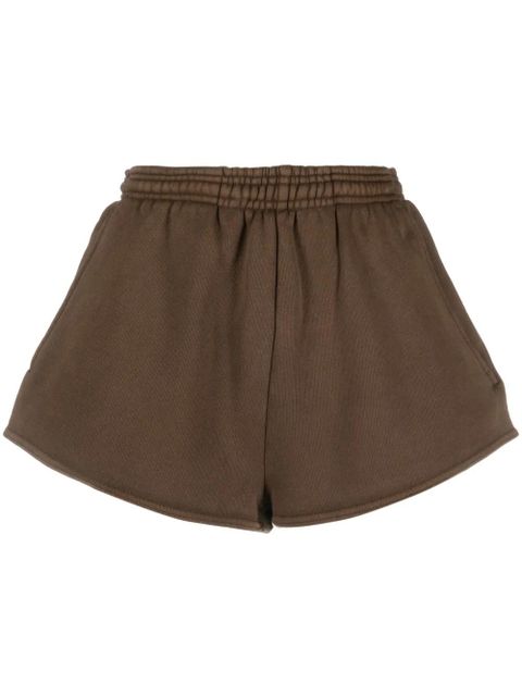 ENTIRE STUDIOS washed elasticated-waistband shorts - Brown - zdjęcie produktu nr 1