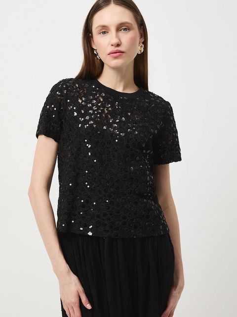 Medicine t-shirt damski kolor czarny - zdjęcie produktu nr 2