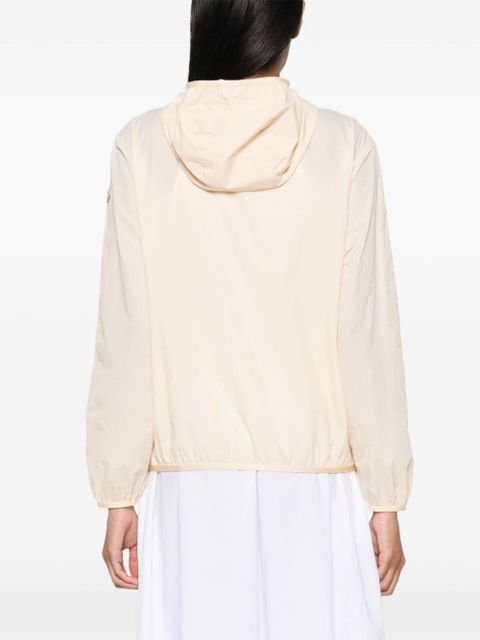Moncler logo-appliqué jacket - Neutrals