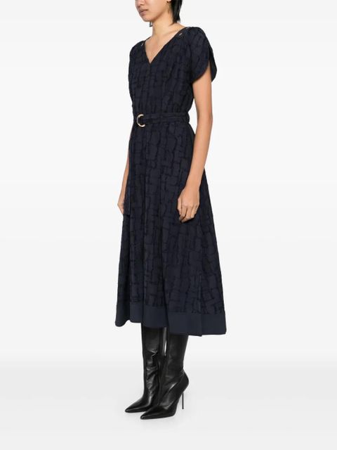 3.1 Phillip Lim check pattern dress - Blue